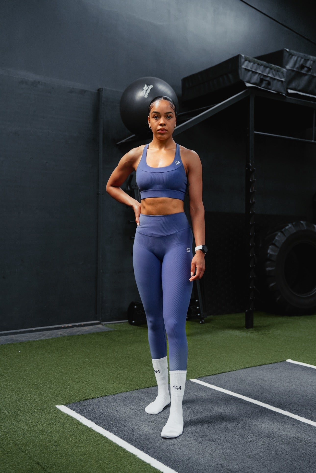 444 RIBBED LEGGINGS