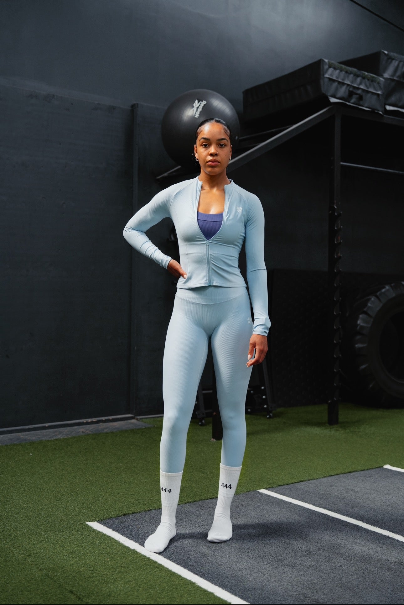 444 RIBBED LEGGINGS